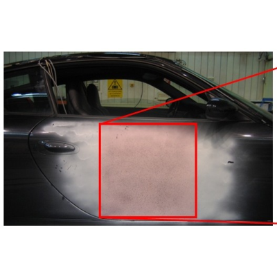 Example for digital image correlation: Car body deformation in wind tunnel