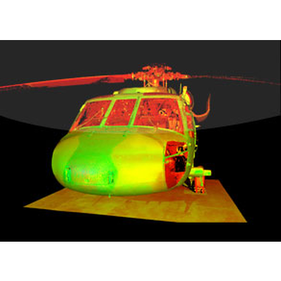 3D Scanm example: helicopter Black Hawk