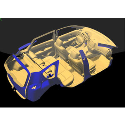 3D Scan example: car Hyundai Elantra