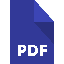 PDF symbol blue
